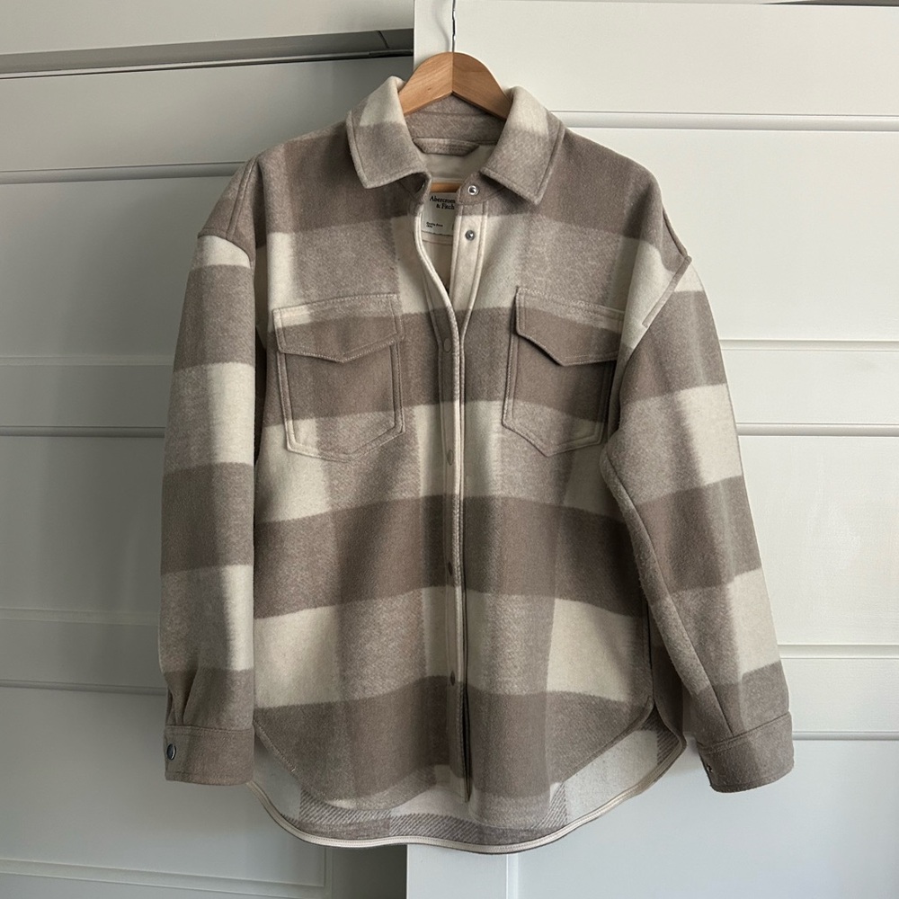 Abercrombie Plaid Shirt Jacket